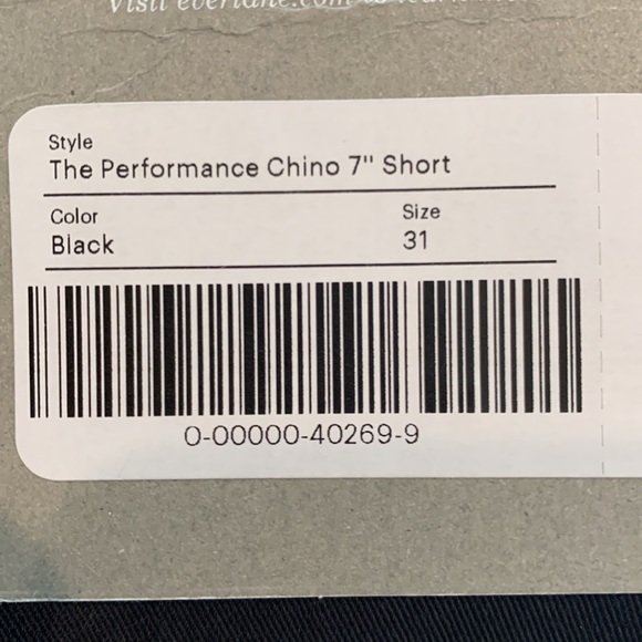 Everlane Performance Chino 7” Short - Picture 4 of 4